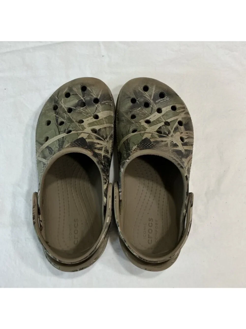 Crocs Kids Classic Realtree Clogs Sandals Size C13 Lightweight Slip-On Shoes